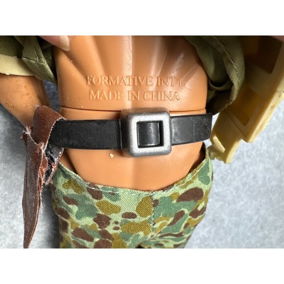 Vintage 12" Military Action Figure with Removable Uniform & Boots - Picture 5 of 7